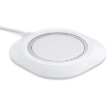 Spigen Mag Fit Designed For MagSafe Charger Pad Cover Case Compatible With iPhone 15, iPhone 14, iPhone 13, iPhone 12 Models, AirPod Pro, AirPod Pro 2, AirPod 3, White