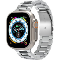 Spigen Modern Fit 316L Designed For Apple Watch Band For Apple Watch Ultra2/Apple Watch Ultra 49mm, Series 9/8/Se2/7/6/Se/5/4/3/2/1 45mm/44mm/42mm, Silver