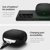 Spigen Urban Fit Designed For Galaxy Buds2 Pro 2022 / Buds 2 (2021) / Buds Pro 2021 / Buds Live 2020 Shockproof Protective Cover, Black