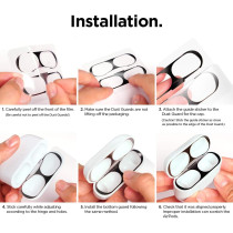 Elago Dust Guard Compatible With Airpods Pro, Airpods Pro 2Nd Generation - Dust-Proof Film, Ultra Slim, Luxurious Looking, Protect From Iron/Metal Shavings, 1 Set, Dark Grey