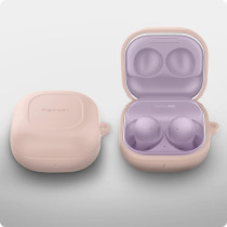 Spigen Silicone Fit Designed For Galaxy Buds2 Pro Case (2022) / Galaxy Buds 2 Case (2021) / Galaxy Buds Pro Case (2021) / Galaxy Buds Live Case 2020, Pink Sand