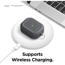 Elago Armor Case Designed For Apple Airpods Pro Case, Tough Drop Protection, Shock Resistant, Made From Durable Silicone, Dark Grey