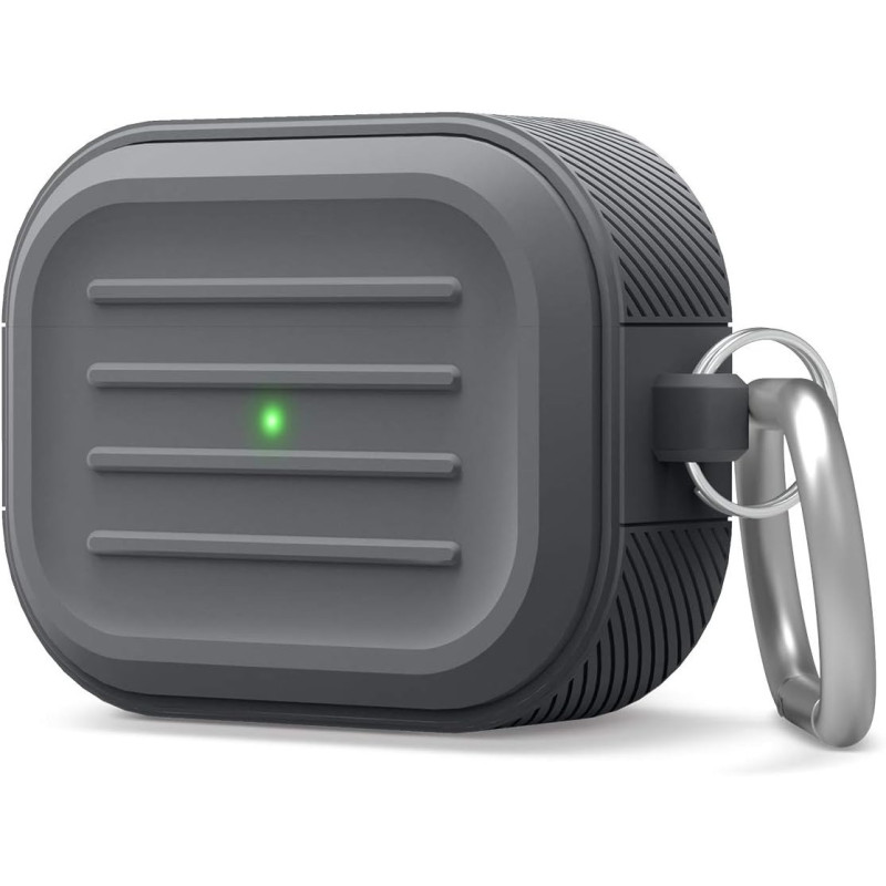 Elago Armor Case Designed For Apple Airpods Pro Case, Tough Drop Protection, Shock Resistant, Made From Durable Silicone, Dark Grey