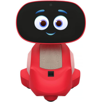 Miko 3 Ai-Powered Smart Robot For Kids, Stem Learning Educational Robot, Interactive Voice Control Robot With App Control, Disney Stories, Coding Apps, Unlimited Games For Girls And Boys Ages 5-10, Red