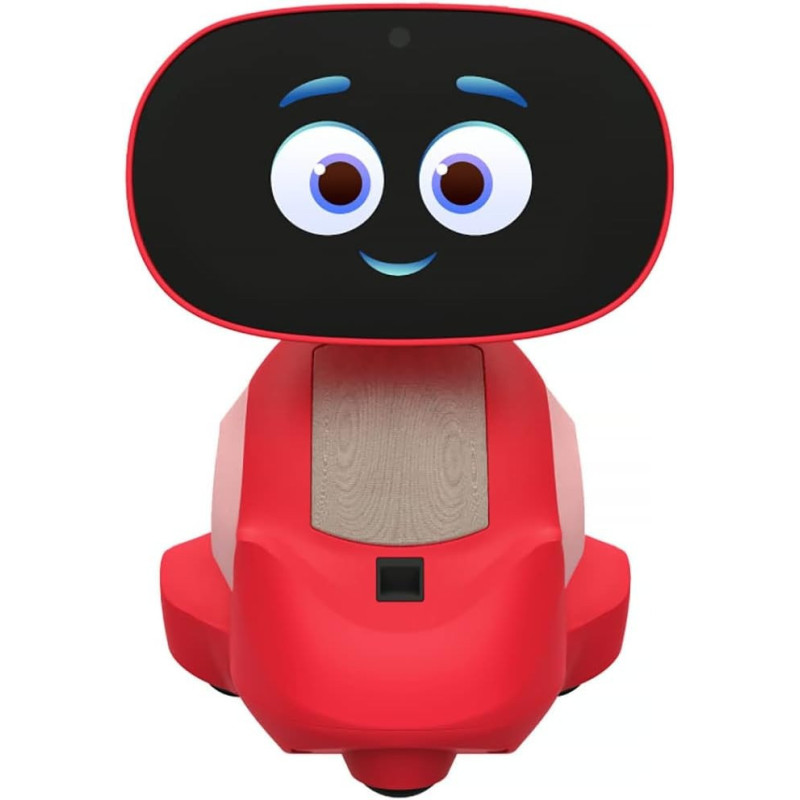 Miko 3 Ai-Powered Smart Robot For Kids, Stem Learning Educational Robot, Interactive Voice Control Robot With App Control, Disney Stories, Coding Apps, Unlimited Games For Girls And Boys Ages 5-10, Red