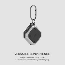 VRS Designgalaxy Buds2 Pro / Buds 2 / Buds Pro / Buds Live Case Active, Satin Silver