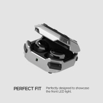 VRS Designgalaxy Buds2 Pro / Buds 2 / Buds Pro / Buds Live Case Active, Satin Silver