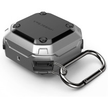VRS Designgalaxy Buds2 Pro / Buds 2 / Buds Pro / Buds Live Case Active, Satin Silver