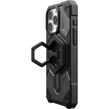 Urban Armor Gear Uag Magnetic Phone Ring Stand Compatible With Magsafe Magnet, Removable Metal Finger Ring Grip And 360 Rotation Adjustable Kickstand For iPhone 15/14/13, Galaxy S24/S23, Black