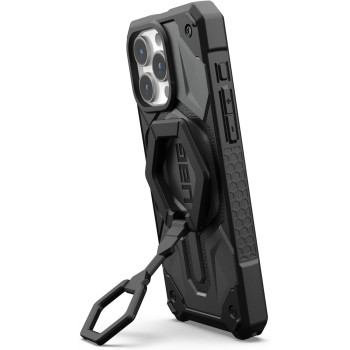 Urban Armor Gear Uag Magnetic Phone Ring Stand Compatible With Magsafe Magnet, Removable Metal Finger Ring Grip And 360 Rotation Adjustable Kickstand For iPhone 15/14/13, Galaxy S24/S23, Black