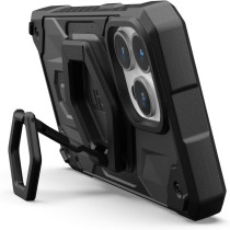 Urban Armor Gear Uag Magnetic Phone Ring Stand Compatible With Magsafe Magnet, Removable Metal Finger Ring Grip And 360 Rotation Adjustable Kickstand For iPhone 15/14/13, Galaxy S24/S23, Black