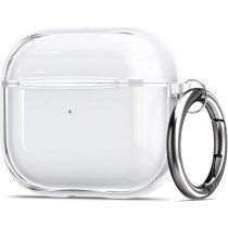 Spigen Ultra Hybrid Designed For Airpods 3rd Generation Case With Keychain, Protective Clear Case For Airpods 3 Case 2021, Jet White