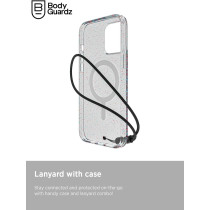 BodyGuardz Carve Clear For iPhone 15 Pro Max Case, Ultra-Slim Shockproof Military Grade Tested 16FT Drop Rating, Compatible With MagSafe and Wireless Charging, Responsive Buttons, MultiColour