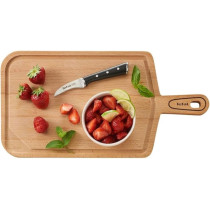 Tefal Ice Force 7 Cm Curved Paring Knife, Black, Stainless Steel, K2321214, Silver Black