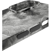 BodyGuardz Carve Marble For iPhone 15 Pro Case, Ultra-Slim Shockproof Military Grade Tested 16FT Drop Rating, Compatible With MagSafe and Wireless Charging, Responsive Buttons, Black