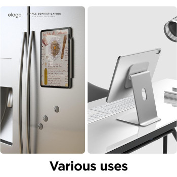 Elago Case For iPad Air 10.9 5th, 4th Generation And iPad Pro 1st Generation 2018, iPad Case With Magnetic Attachment To Metal, Compatible With Apple iPad Pencil And Elagos Pencil Case, Light Grey
