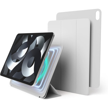 Elago Case For iPad Air 10.9 5th, 4th Generation And iPad Pro 1st Generation 2018, iPad Case With Magnetic Attachment To Metal, Compatible With Apple iPad Pencil And Elagos Pencil Case, Light Grey