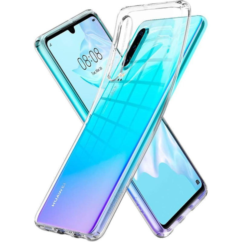 Spigen Liquid Crystal Designed For Huawei P30 Case (2019), Crystal Clear