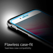 Spigen Tempered Glass Screen Protector (GlasTR EZ FIT) Designed For iPhone 8 / iPhone 7, 4.7 Inch, Pack Of 2
