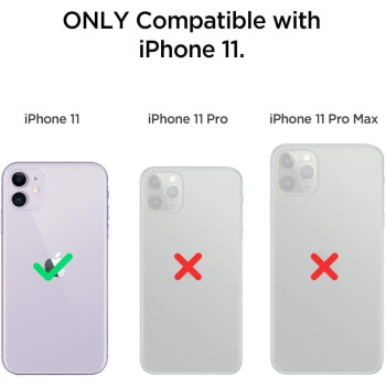 Spigen Rugged Armor Designed For iPhone 11 Case (2019), Matte Black