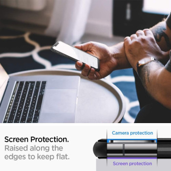 Spigen Rugged Armor Designed For iPhone 11 Case (2019), Matte Black