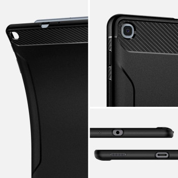 Spigen Rugged Armor Designed for Galaxy Tab A 10.1 Case 2019 T510/T515, Matte Black