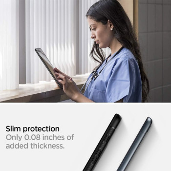 Spigen Rugged Armor Designed for Galaxy Tab A 10.1 Case 2019 T510/T515, Matte Black