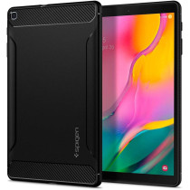 Spigen Rugged Armor Designed for Galaxy Tab A 10.1 Case 2019 T510/T515, Matte Black