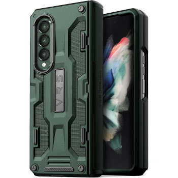 VRS Design Terra Guard For Galaxy Z Fold 3, Semi-Auto Hinge Protective Case Compatible With Galaxy Z Fold 3 5G, 2021