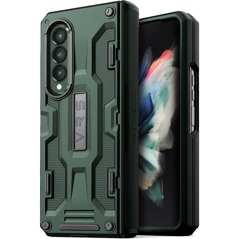 VRS Design Terra Guard For Galaxy Z Fold 3, Semi-Auto Hinge Protective Case Compatible With Galaxy Z Fold 3 5G, 2021