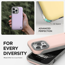VRS Design Phone Case For iPhone 15 Pro, Compatible With Magsafe, Terra Guard Modeern Premium Modern Style Dual Protection Magnetic Case For iPhone 15 Pro, Purple