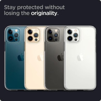 Spigen Crystal Hybrid Designed For iPhone 12 Pro Max Case, 2020, Crystal Clear