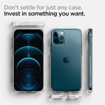 Spigen Crystal Hybrid Designed For iPhone 12 Pro Max Case, 2020, Crystal Clear