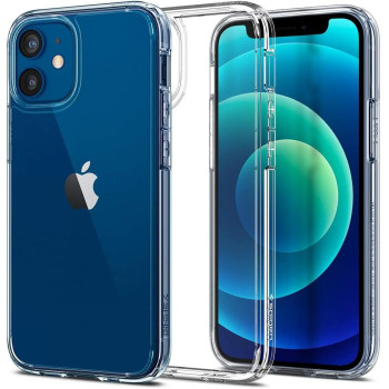 Spigen Crystal Hybrid Designed For iPhone 12 Mini Case, 2020, Crystal Clear