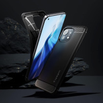 Spigen Rugged Armor Designed For Mi 11 Case 2021, Matte Black