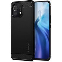 Spigen Rugged Armor Designed For Mi 11 Case 2021, Matte Black