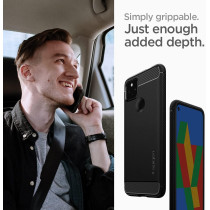 Spigen Rugged Armor Designed For Google Pixel 5A Case For Pixel 5A 5G, 2021, Matte Black