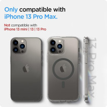 Spigen Ultra Hybrid Mag Magfit Compatible With Magsafe Designed For iPhone 13 Pro Max Case, 2020, Graphite