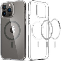 Spigen Ultra Hybrid Mag Magfit Compatible With Magsafe Designed For iPhone 13 Pro Max Case, 2020, Graphite