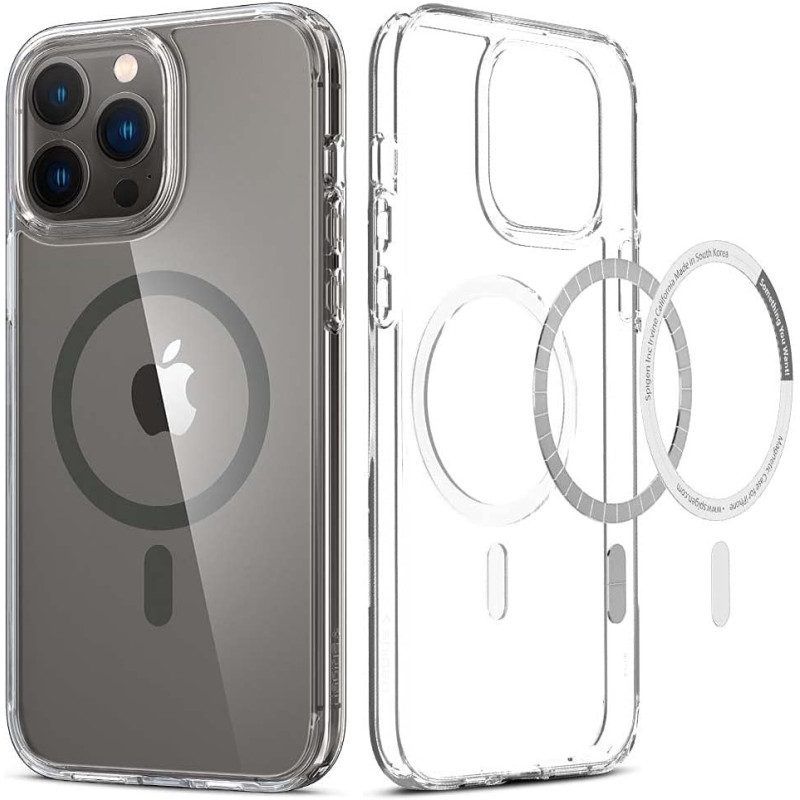 Spigen Ultra Hybrid Mag Magfit Compatible With Magsafe Designed For iPhone 13 Pro Max Case, 2020, Graphite