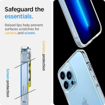 Spigen Ultra Hybrid Anti-Yellowing Technology Designed For iPhone 13 Pro Case 2021, Crystal Clear