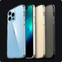 Spigen Ultra Hybrid Anti-Yellowing Technology Designed For iPhone 13 Pro Case 2021, Crystal Clear