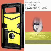 Spigen Tough Armor Extreme Protection Tech Designed For Google Pixel 6 Case 2021, Black