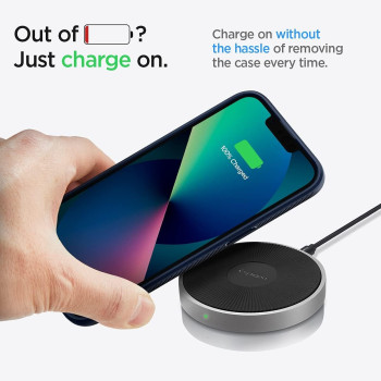 Spigen Liquid Air Armor Designed For iPhone 13 Case 2021, Navy Blue