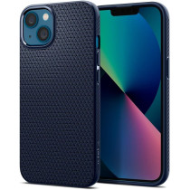 Spigen Liquid Air Armor Designed For iPhone 13 Case 2021, Navy Blue