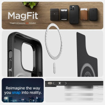 Spigen Mag Armor Magfit Bumper Case For iPhone 14 Pro Max 2022, Matte Black, Compatible With Magsafe