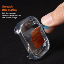 Spigen Ultra Hybrid Designed For Apple Watch Ultra 2/Apple Watch Ultra Case With Full Coverage Screen Protector For Apple Watch Ultra 49Mm Case, Crystal Clear