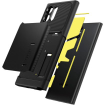 Spigen Slim Armor Designed For Galaxy S23 Ultra Case 2023, Black