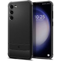 Spigen Rugged Armor Designed For Galaxy S23 Plus Case 2023, Matte Black