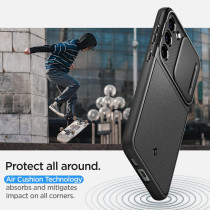 Spigen Optik Armor Galaxy S23 Case 2023, Shock-Absorbent Bumper In, Black